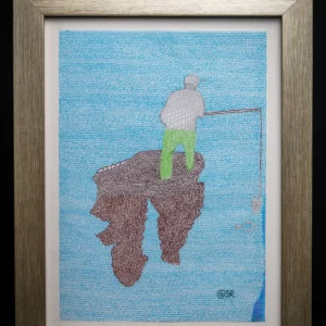 a person fishing