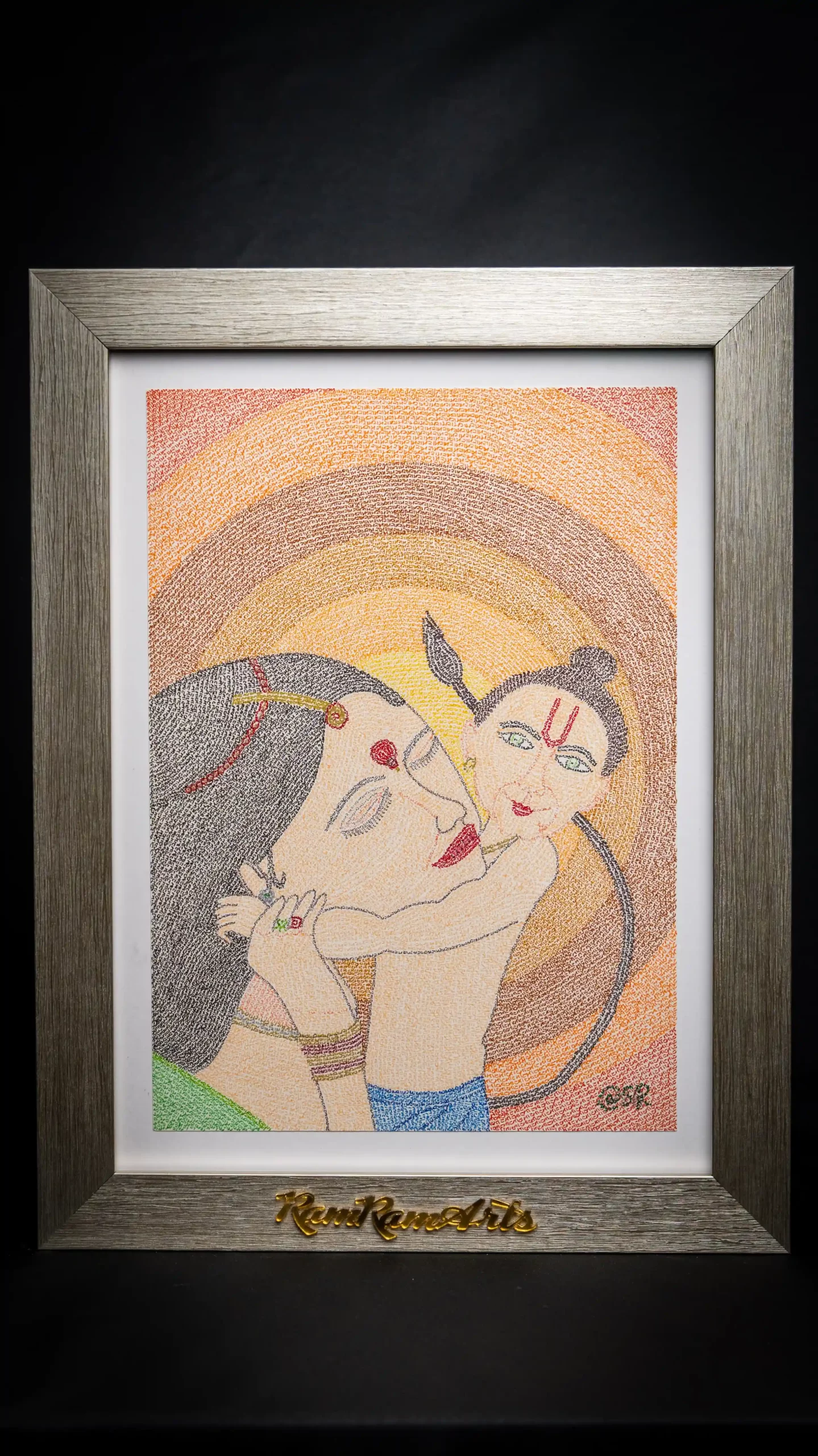 hanuman ji with mata anjani